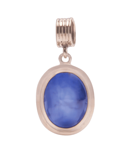 Pendentif Or jaune 18K Saphir étoilé