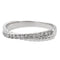 Bague 50 Bague Demi alliance Or blanc Diamant 58 Facettes 1338993CN
