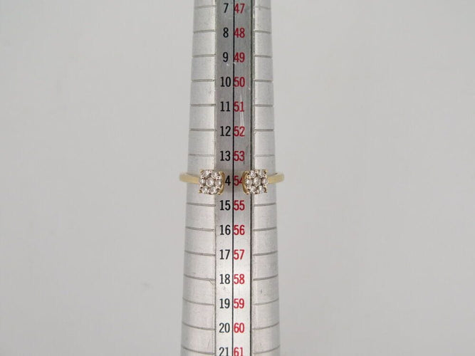 Bague 54 bague juliette juju j0306y 5mm en or jaune 18k & diamants 0.25ct 58 Facettes 267116