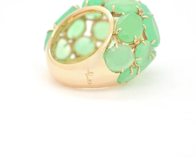 Bague Bague de la collection Pomellato Capri avec chrysoprase 58 Facettes 13187
