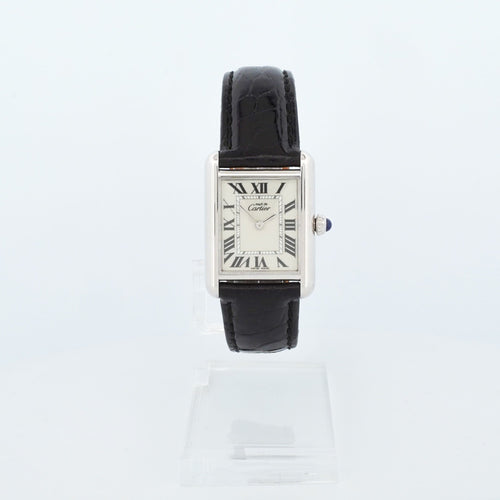 Cartier - Montre Tank Must cadran ivoire gris édition limitée 58 Facettes