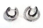 Boucles d'oreilles Boucles d'oreilles en or blanc, diamants naturels 58 Facettes MG-900429