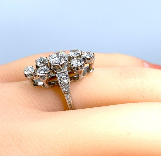 Bague Marquise diamants