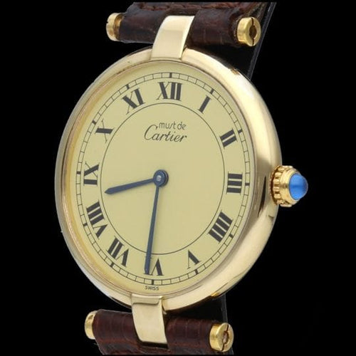 Montre Cartier Montre Must De Cartier Vermeil 58 Facettes MT43897