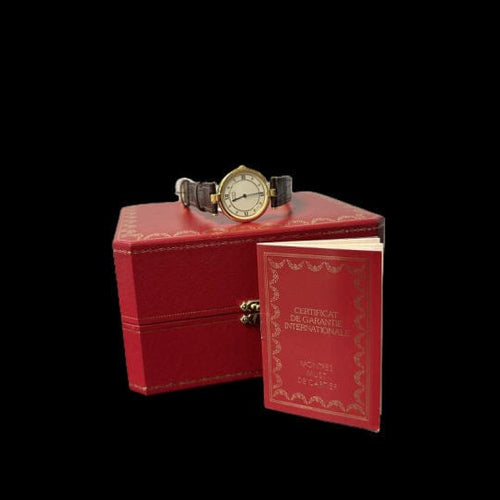 Montre Cartier Montre Must De Cartier Vermeil 58 Facettes MT44854