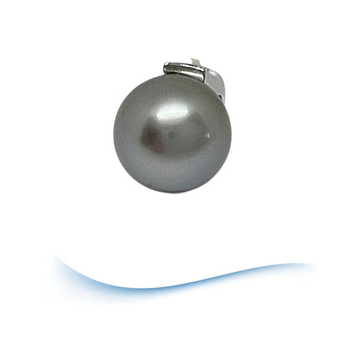 Collier Collier cable Oméga Perle de Tahiti et Diamants - Réversible Or jaune ou Or blanc 18 K 58 Facettes AA 1698