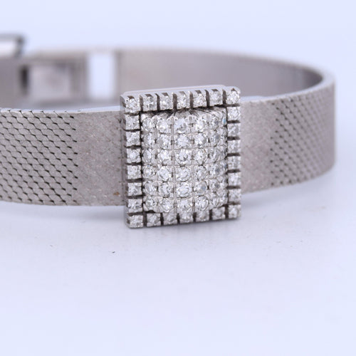 Montre Montre signée NOBELLUX - OR 18 carats 58 Facettes