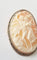 Pendentif Broche / pendentif ancienne camée or jaune et blanc 58 Facettes