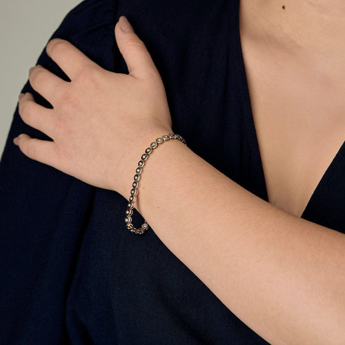 Bracelet Bracelet en or blanc et diamants 58 Facettes B250514