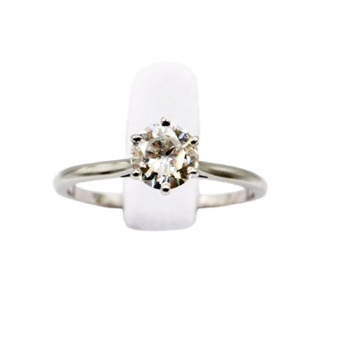 Bague 60 Bague or blanc et diamant 58 Facettes 240198