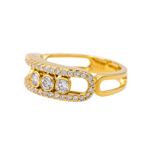 Bague 52 Messika Bague Move Or jaune Diamant 58 Facettes 4331243CN