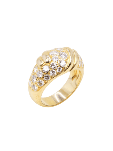 Bague 51 FRED Bague panthère or jaune diamants 58 Facettes 1216.4