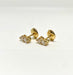 Boucles d'oreilles Boucles d’oreilles or jaune et diamants 58 Facettes