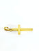 Pendentif Croix en or jaune 58 Facettes