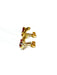 Boucles d'oreilles Paire de boucles d'oreilles or jaune, diamants et rubis 58 Facettes