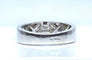 Bague 49 Bague en or blanc 18 carats, trilogie 3 diamants 58 Facettes AB532