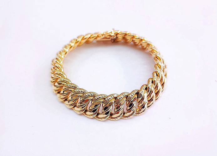 Bracelet Bracelet maille américaine or jaune 58 Facettes Bra.US.1505