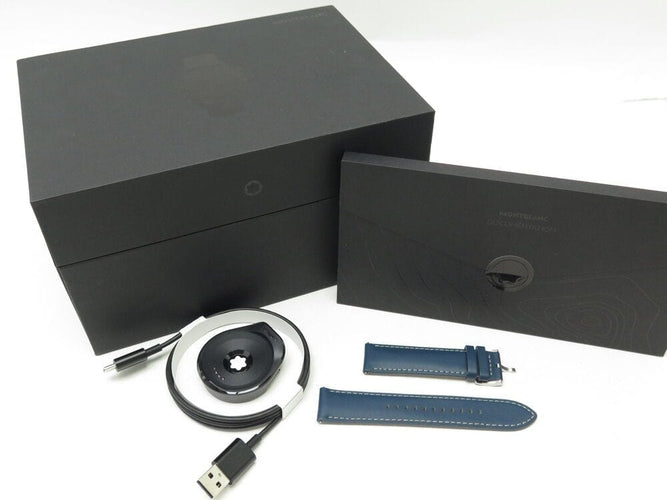 Montre montre connectee MONTBLANC smart summit 3 titane mb131800 58 Facettes 266969