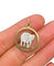 Pendentif Pendentif en or jaune avec un éléphant 58 Facettes