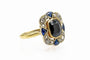 Bague 49 Bague Art Déco en or jaune avec spinelle, diamants et saphirs, début du XXe siècle 58 Facettes 9589