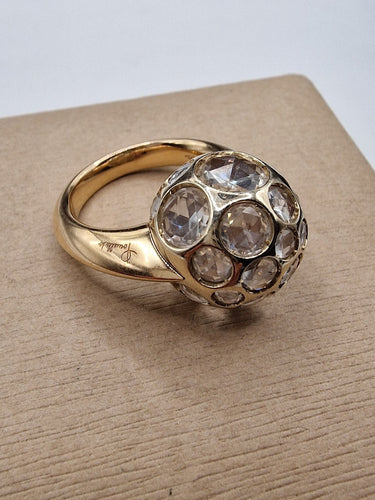 Bague 52.5 Pomellato - Bague Harem Collection en or jaune 18k et crystal rock 58 Facettes