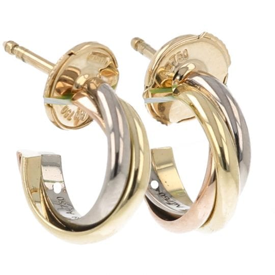 Boucles d'oreilles Cartier Boucles D'Oreilles Cartier 'Trinity' 58 Facettes 4266