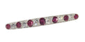 Montre Deco Dazzle : une fusion de diamants et de rubis 58 Facettes 22027-0057