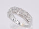 Bague 54 Bague en or blanc avec diamants 58 Facettes 2040