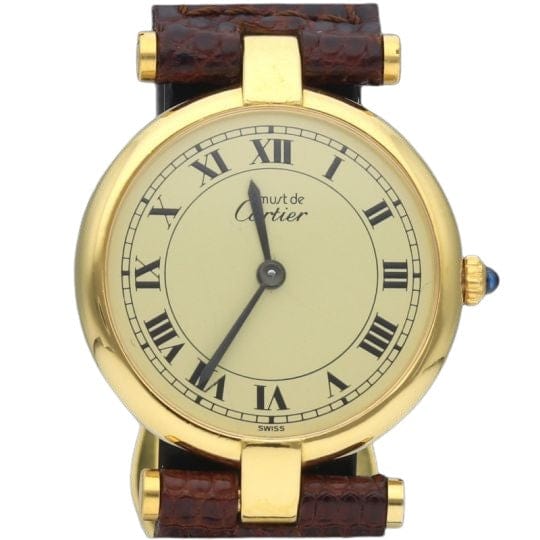 Montre Cartier Montre Must De Cartier Vermeil 58 Facettes MT41268