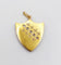 Pendentif Pendentif écusson antique or jaune finement ciselé et diamants 58 Facettes A05607