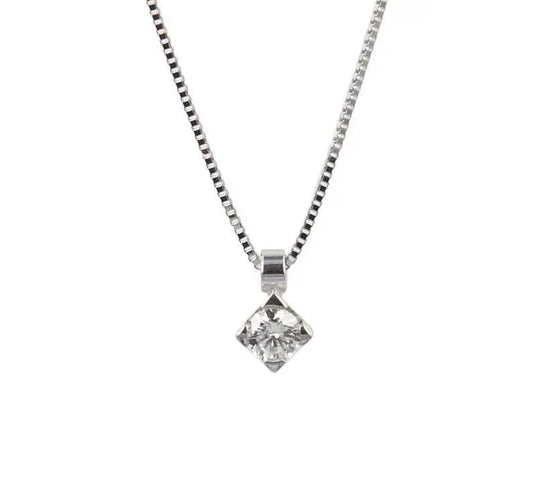 Collier à pointe lumineuse de 0,25 ct