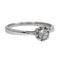 Bague 53 Bague Solitaire Or blanc Diamant 58 Facettes 2673349CN