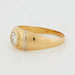 Bague 61 Bague or jaune et diamant taille ancienne 58 Facettes RÉF 12112/08