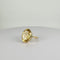 Bague Bague solitaire citrine ovale facettée en or jaune 14k 58 Facettes 2511012
