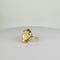 Bague Bague solitaire citrine ovale facettée en or jaune 14k 58 Facettes 2511012