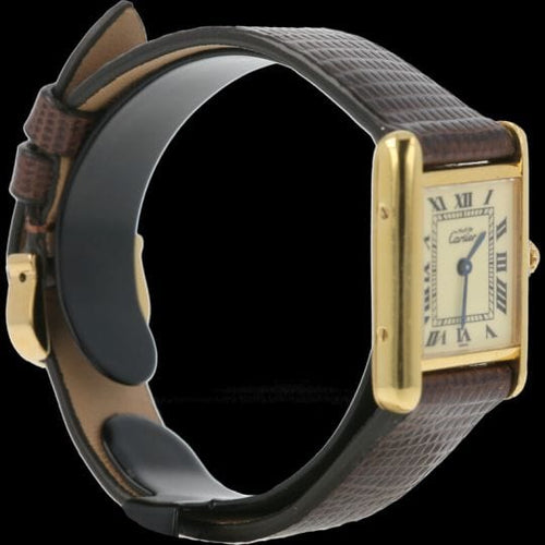 Montre Cartier Montre Tank Vermeil 58 Facettes MT43330