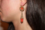 Boucles d'oreilles Boucles d'oreilles antiques en or jaune corail 58 Facettes 7652
