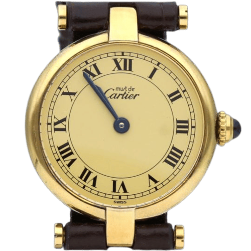 Montre Cartier Montre Must De Cartier Vermeil 58 Facettes MT41233