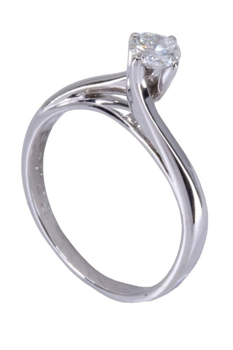 Bague 50 Solitaire diamant 58 Facettes 083751