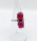 Bague 52 Bague Art Déco Platine et 6,70 carats cabochon rubis et diamant triangle (1950) 58 Facettes A05019