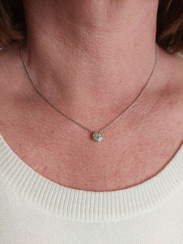 Collier COLLIER DIAMANT SOLITAIRE 0.80 CARAT 58 Facettes 077991