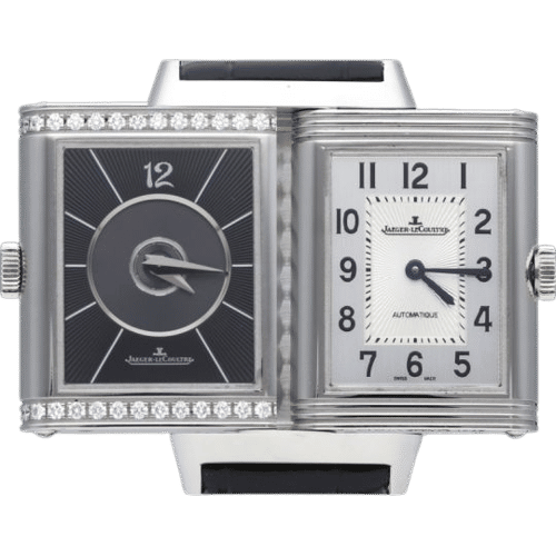 Montre Jaeger Lecoultre Montre Reverso Classic Medium Duetto 58 Facettes MT43592