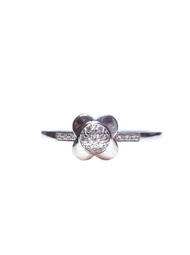 Bague 54 Mauboussin - Bague Chance of Love vintage en or blanc 58 Facettes 999827