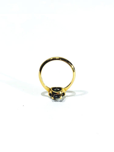 Bague En Or Et Hématite