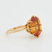 Bague Bague Or Jaune - Quartz Fumé Citrine 58 Facettes RÉF 2019/15