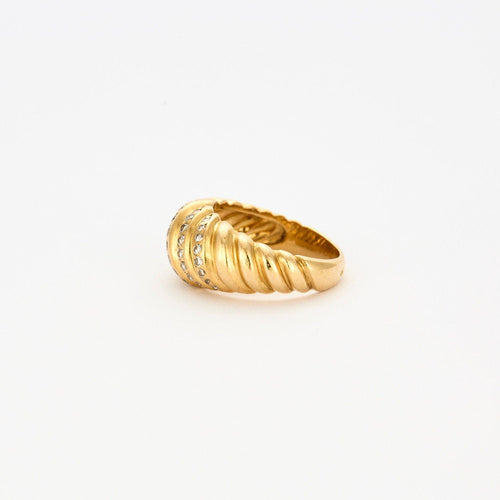 Bague 50 CARTIER - Bague en or jaune diamants 58 Facettes