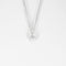Collier COLLIER OR BLANC 1 DIAMANT O,O7ct 58 Facettes M8927