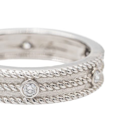 Bague 52 Bague Or blanc Diamant 58 Facettes 2905333CN