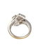 Ring 51 Knot ring, in gold and diamonds 58 Facettes