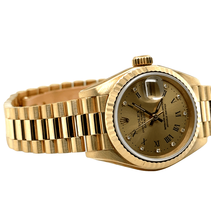 Montre Rolex - Montre Femme date just - Or jaune 58 Facettes 1.0000298/1